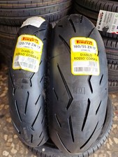 Coppia 120/70 ZR17 58W  180/55 ZR17 73W PIRELLI DIABLO ROSSO CORSA 2 DOT 2025