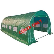 SOLO COPERTURA-Grande Serra Polytunnel Finestre 6x3x2m Uso Giardino Patio