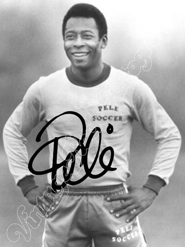 Pele print signed photo - -,
