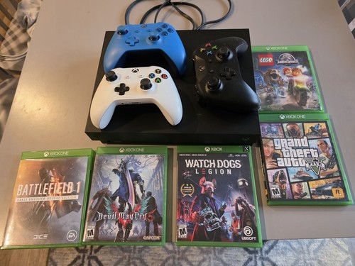 Xbox one 1tb console 3 - one, console,