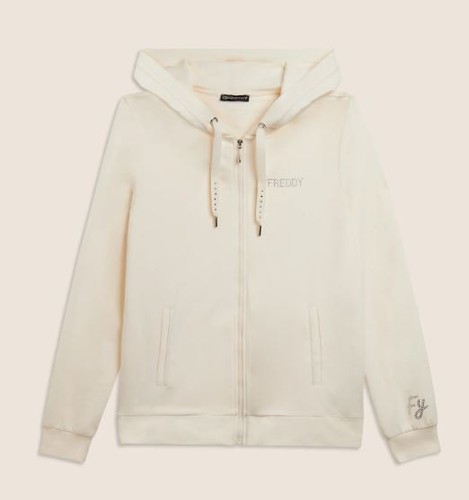 Felpa zip cappuccio - felpa,