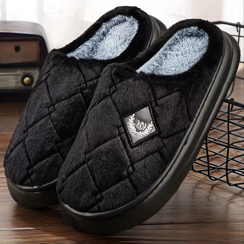 Pantofole uomo pelliccia