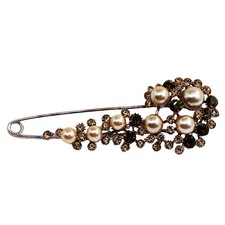 Spilla moda in lega strass