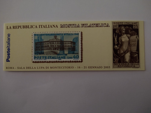 Italia 2003 libretto mostra - italia,