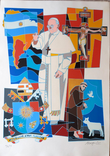 Ugo nespolo serigrafia - ugo,