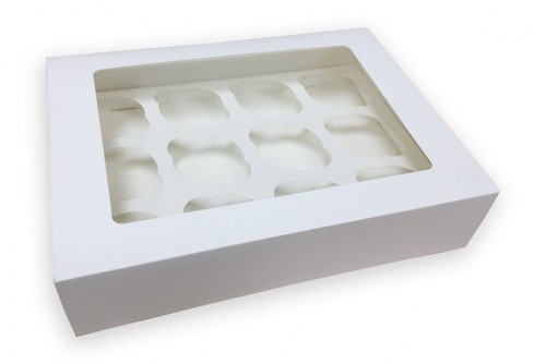 Scatole per cupcake bianche
