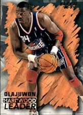 card NBA Akeem Olajuwon Rockets 1996 fleer #129