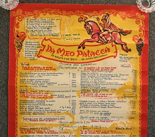 Poster vintage meo patacca - poster,