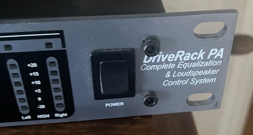 Dbx driverack sistema - sistema, di
