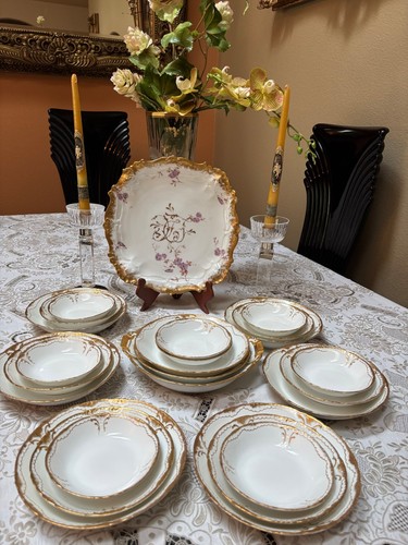 Antique porcelain limoges set - antique,