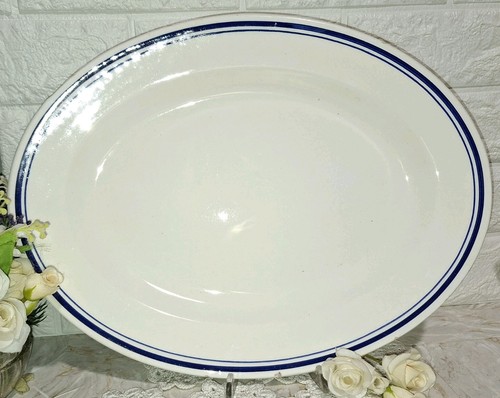 Antico piatto portata - antico, ovale