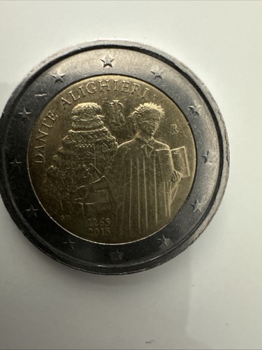Moneta dante alighieri - moneta, 2€