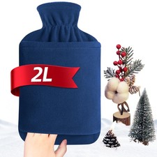 MUPAS Borse Acqua Calda Con Copertura In Pile 2L Borsa Dell acqua Calda Borsa