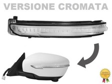 Freccia LED Fanalino CROMATO Specchietto SINISTRO Qashqai X-Trail 2015-2021