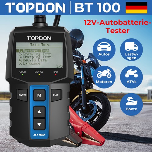 Topdon bt100 tester batteria - tester,