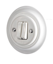 Interruttore luce porcellana