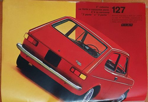 Fiat 127 auto advert - fiat,