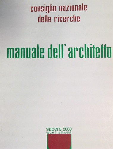 Manuale dell architetto vv - dell'architetto, aa.vv