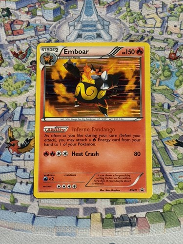 Pokemon tcg emboar 2011 black - pokemon,
