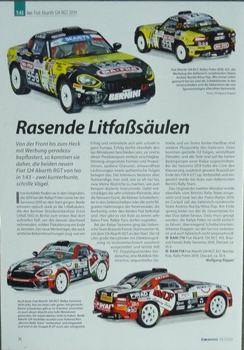 Fiat abarth 124 rgt 43 - rgt, di
