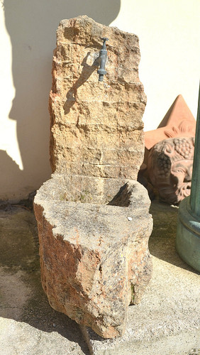Fontana giardino pietra - da, in