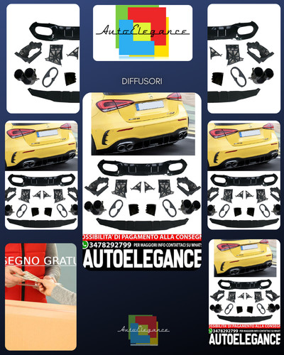 Diffusore spoiler posteriore - , +