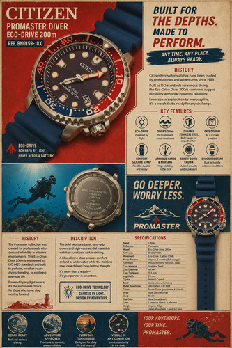 Citizen promaster eco drive - promaster, eco-drive