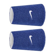Coppia di Polsini Reversibili Tennis Padel Nike Swoosh Doublewide Royal