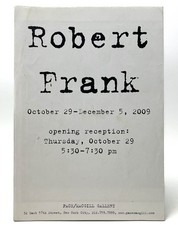 Robert Frank, Oct. 29 - Dec
