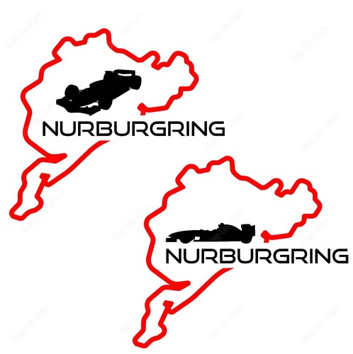 Adesivi stickers nurburgring - 2,