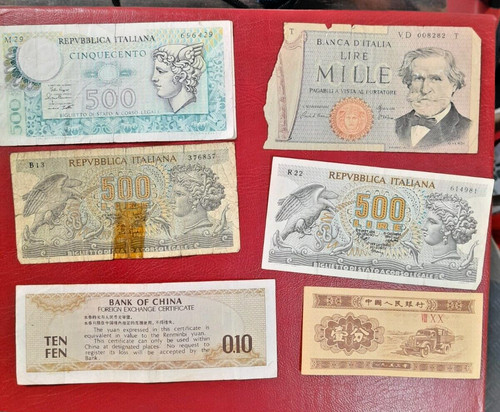 Collezione valute epoca - valute, d'epoca
