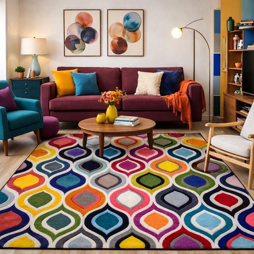 Simmetrical tappeto salotto - -,