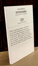 Callimaco - Epigrammi - Poesia - Einaudi                                      R2