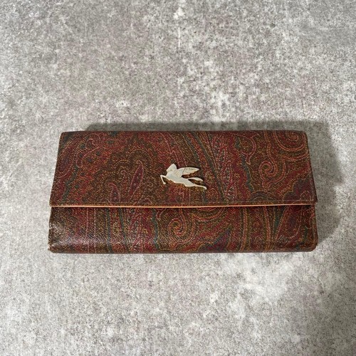 Portafoglio lungo etro paisley - portafoglio,