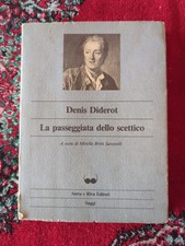 LA PASSEGGIATA DELLO SCETTICO- DENIS DIDEROT- SERRA E RIVA EDITORI 1984