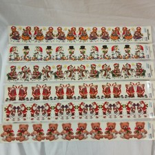 Vetrofanie Natalizie - 6 soggetti-  lotto 14 pezzi (Vintage)  