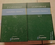 LIBRO ANTICHITA' CLASSICA 2 VOLUMI L'UNIVERSALE LE GARZANTINE 