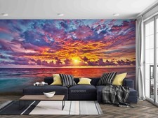 Carta da parati 3D tramonto