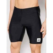 Costume da bagno uomo Adidas tinta unita jammer corto costume da bagno HA0307 nuovo con etichette