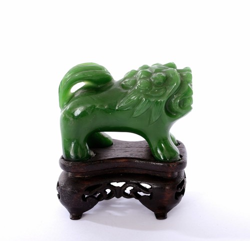 Supporto legno foo cane leone