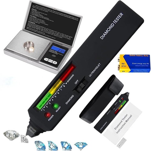 Penna verifica diamante con - penna,