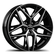 CERCHIO IN LEGA PER FORD GALAXY 7,5J18" 5X108 45 73,10 GMP LUNICA BLACK DIAMOND