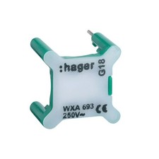 Hager WXA693 luce verde per galleria interruttori 230 V