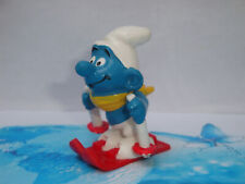 Puffi Puffo Sci Sciatore 20091 Smurf Skier variante 8A Pejo © W.Germany CE Schl.
