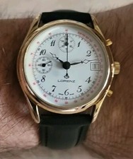 Lorenz Chrono Carica Manuale Placcato Oro Giallo Ref.11682