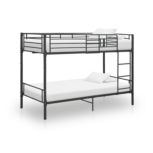 Vidaxl letto castello nero - letto,
