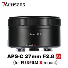7Artisans 27mm F2.8 AF APS-C Auto Focus Lens for Fujifilm Fuji X Mount Cameras