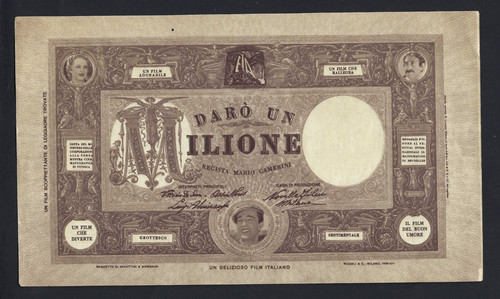 1000 lire fac simile banconota - fac,