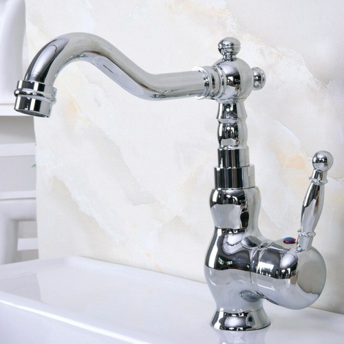 Rubinetto lavabo bagno cromato