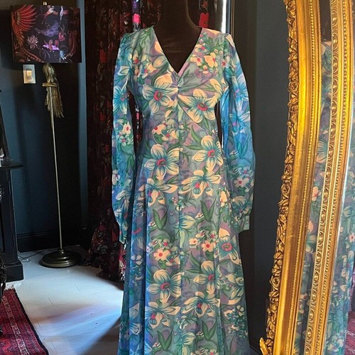 Maxi abito floreale vintage